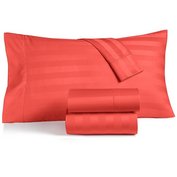 Charte Club Bedding Charter Club Damask Stripe King Sheet Set